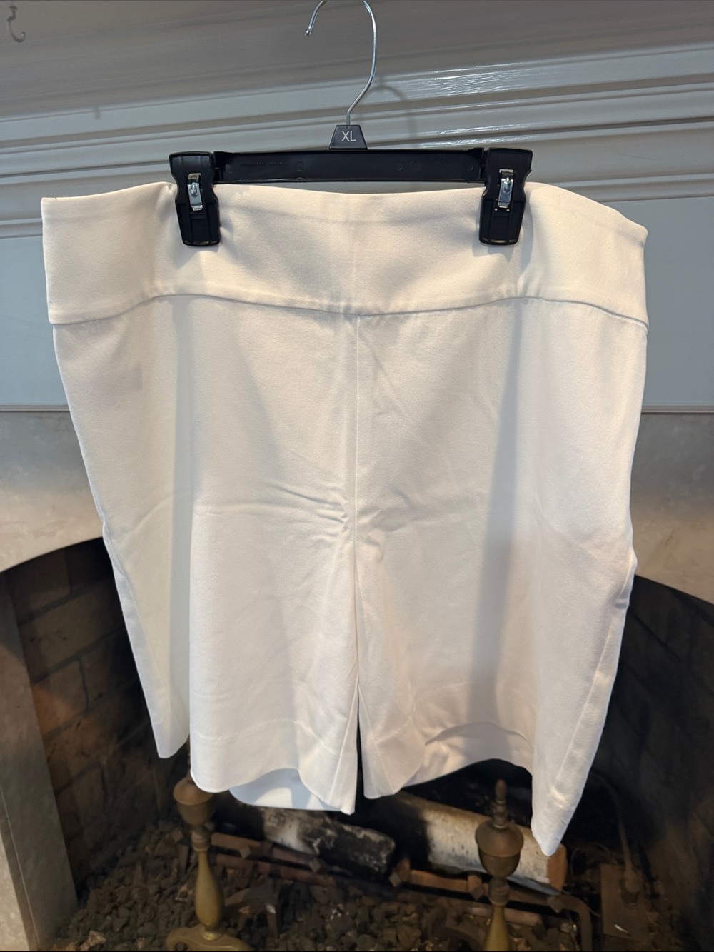 Boston Proper white High-Rise Bermuda Dress Shorts size 14